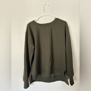 Victoria’s Secret Sport Olive Green Crew Neck